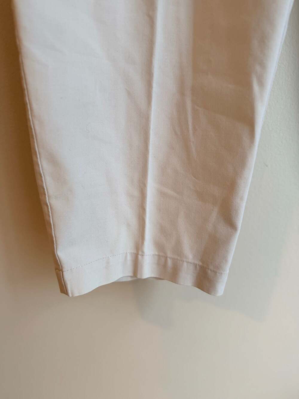 Karen Scott Women's Off-White Elastic Waist Pull-On Cotton Blend Pants Size 12 S - Picture 3 of 6